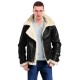 WW2 Flight Bomber Fully Fur lined Genuine Sheepskin Leather Jacket