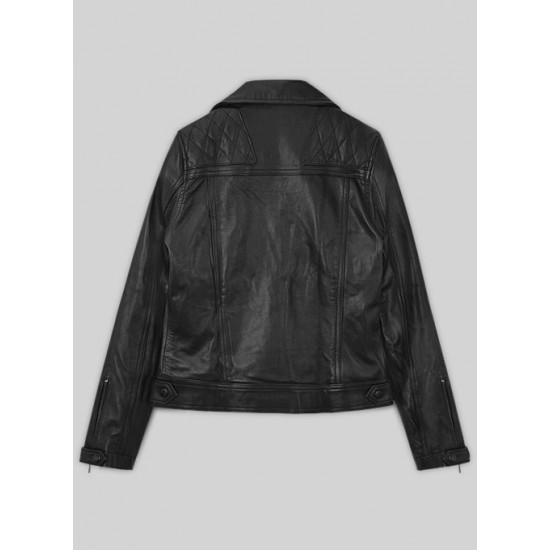 JENNIFER LAWRENCE RED SPARROW LEATHER JACKET