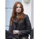 KAREN GILLAN LEATHER JACKET