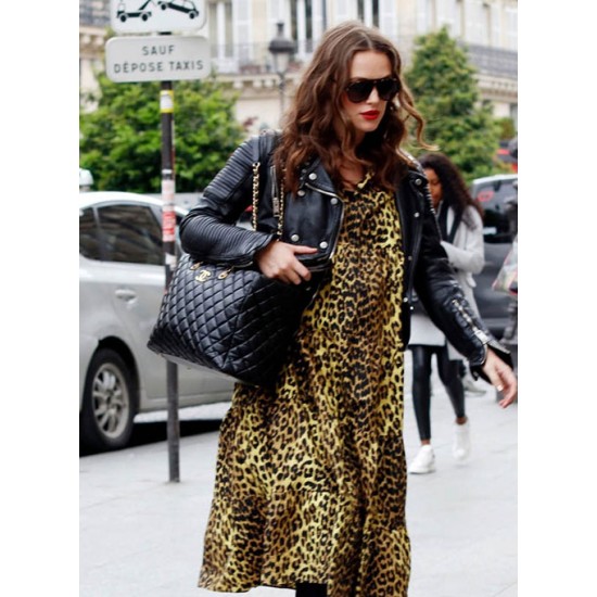 KEIRA KNIGHTLEY LEATHER JACKET