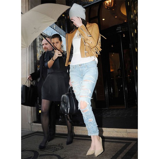 KENDALL JENNER LEATHER JACKET #3
