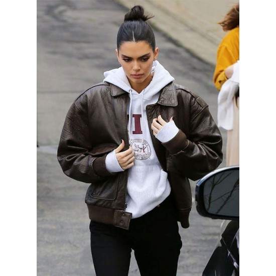 KENDALL JENNER LEATHER JACKET #1