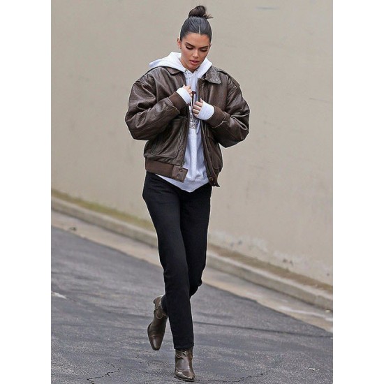 KENDALL JENNER LEATHER JACKET #1