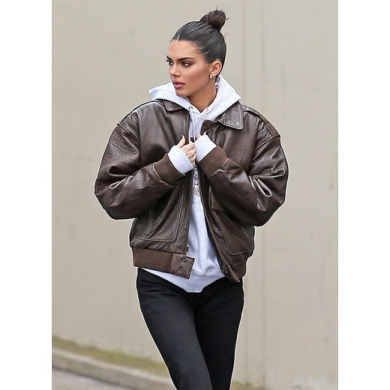 KENDALL JENNER LEATHER JACKET #1