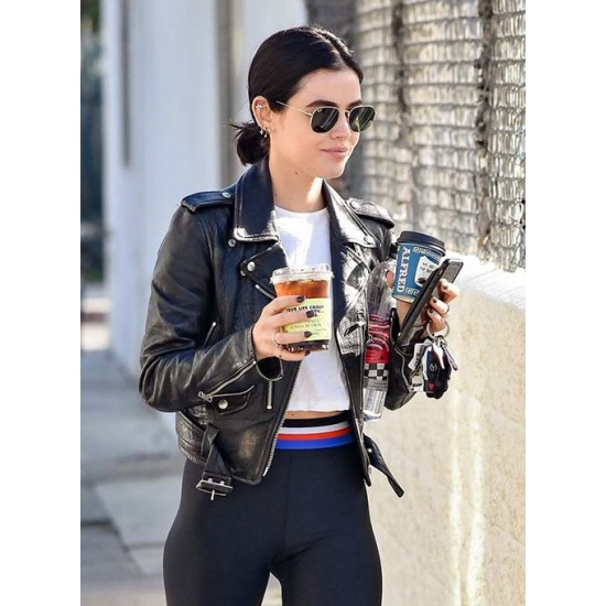 LUCY HALE LEATHER JACKET