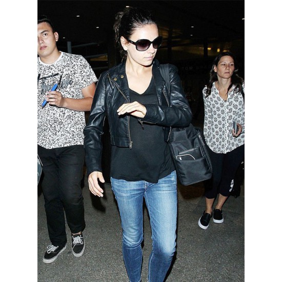 MILA KUNIS LEATHER JACKET #2