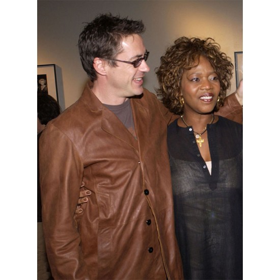 ROBERT DOWNEY JR LEATHER BLAZER #2