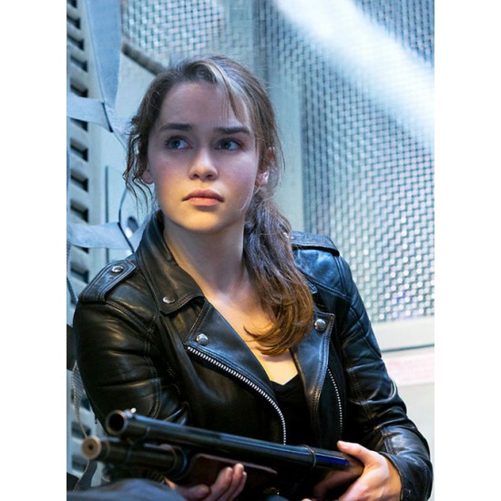 SARAH CONNOR TERMINATOR GENISYS LEATHER JACKET