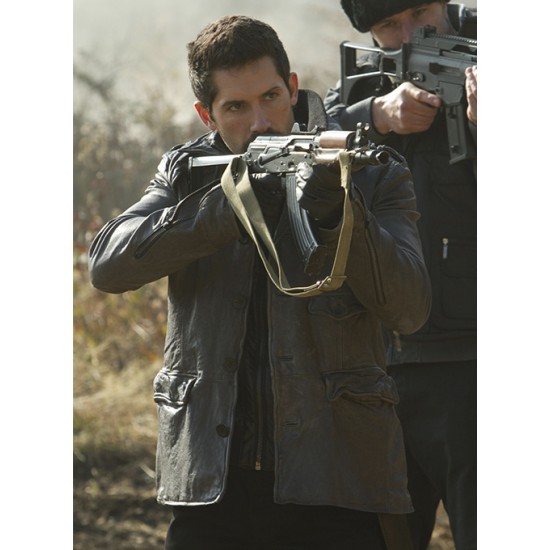 SCOTT ADKINS THE EXPENDABLES 2 LEATHER JACKET