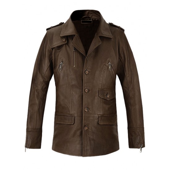 SCOTT ADKINS THE EXPENDABLES 2 LEATHER JACKET