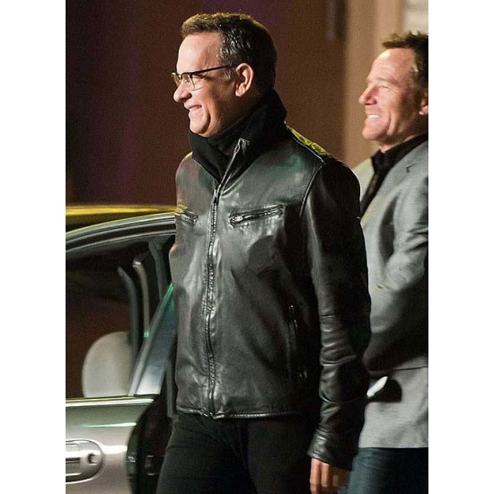 TOM HANKS LARRY CROWNE LEATHER JACKET
