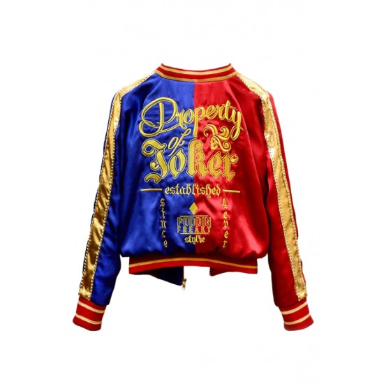 Harley Quinn | Embroidered Birds Of Prey Varsity Jacket