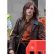 Jamie Bell Rocketman Distressed Brown Leather Jacket