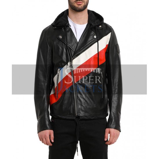 Ross Butler Jacket | 13 Reasons Why S04 Zach Dempsey Black Leather Jacket