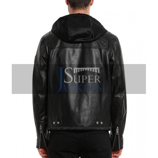 Ross Butler Jacket | 13 Reasons Why S04 Zach Dempsey Black Leather Jacket