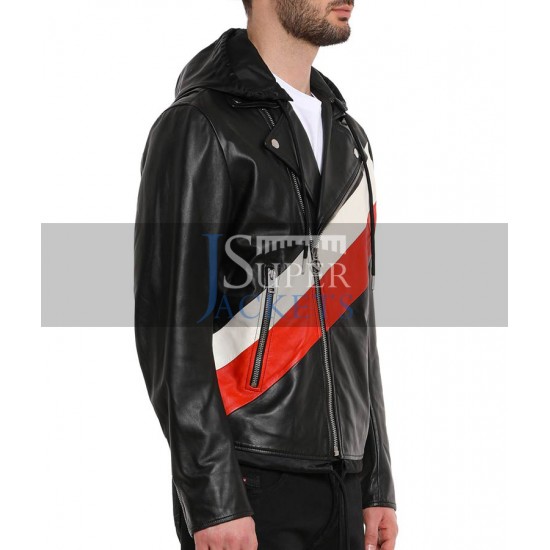 Ross Butler Jacket | 13 Reasons Why S04 Zach Dempsey Black Leather Jacket