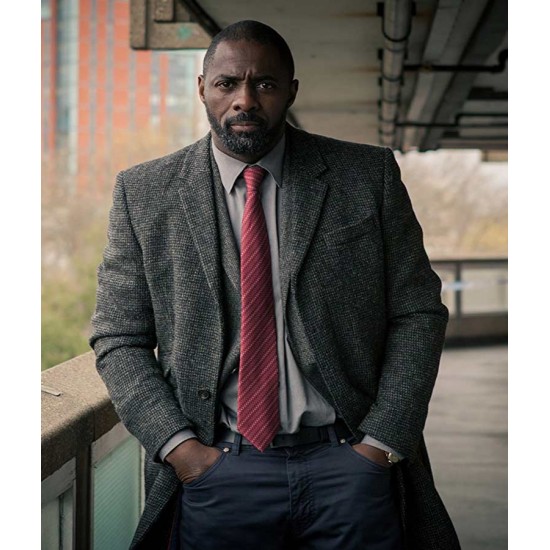 Idris Elba Luther Coat