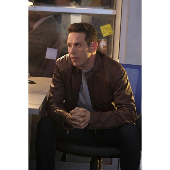 Lucifer Dan Espinoza Cafe Racer Leather Jacket