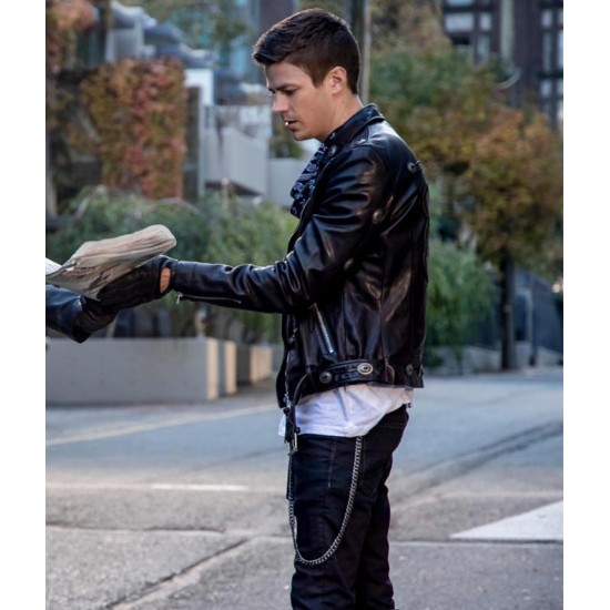 The Flash Elseworlds Barry Allen Motorcycle Jacket