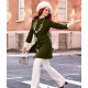Lexi Modern Love Green Wool Coat