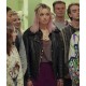Sex Education Maeve Wiley Black Leather Jacket