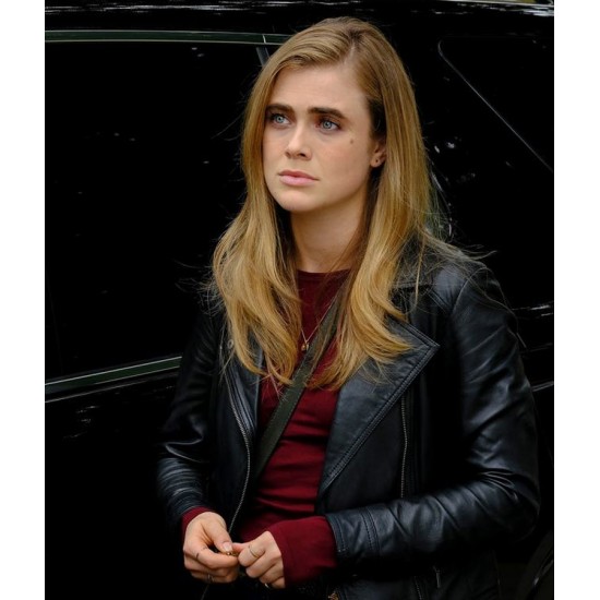 Manifest Michaela Stone Black Leather Jacket