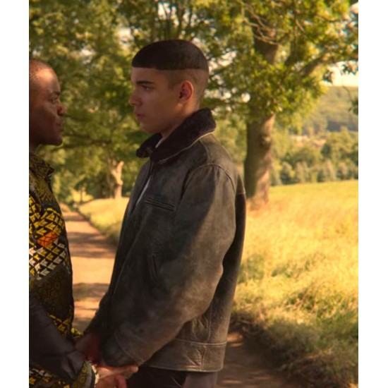 Sex Education S02 Sami Outalbali Leather Jacket