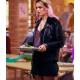 Sex Education Maeve Wiley Black Leather Jacket