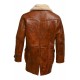 Dark Knight Rises Bane Coat Real Sheepskin Fur Leather Jacket