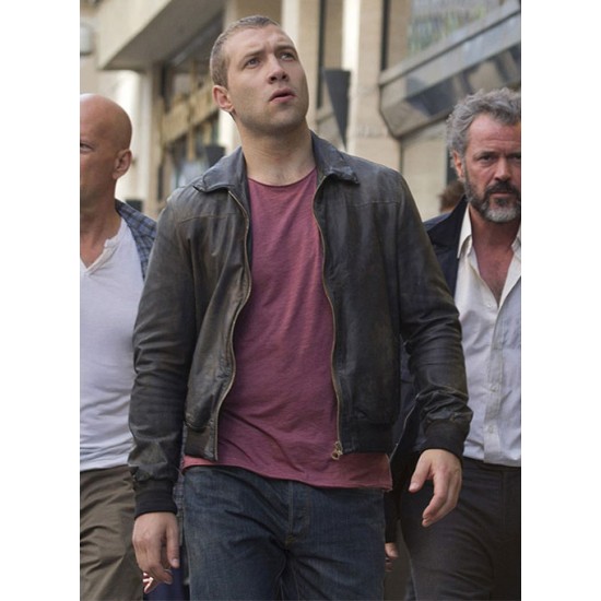 JAI COURTNEY A GOOD DAY TO DIE HARD LEATHER JACKET