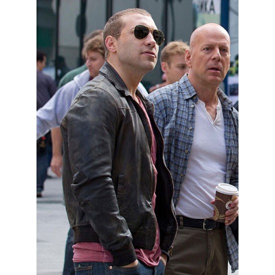 JAI COURTNEY A GOOD DAY TO DIE HARD LEATHER JACKET