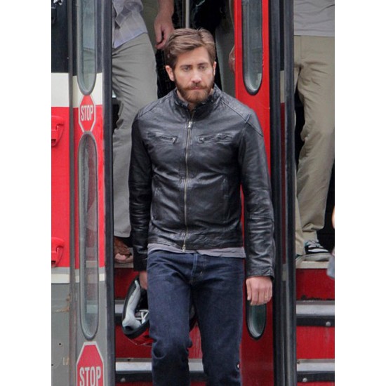 JAKE GYLLENHAAL ENEMY LEATHER JACKET