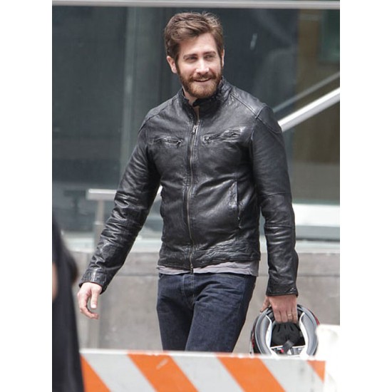 JAKE GYLLENHAAL ENEMY LEATHER JACKET