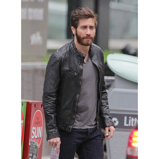 JAKE GYLLENHAAL ENEMY LEATHER JACKET