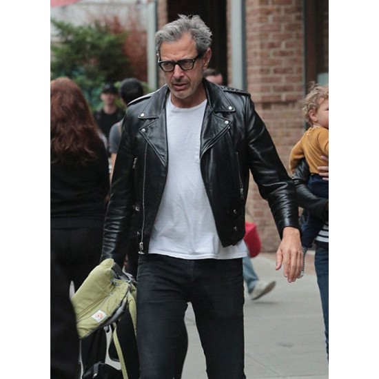 JEFF GOLDBLUM LEATHER JACKET
