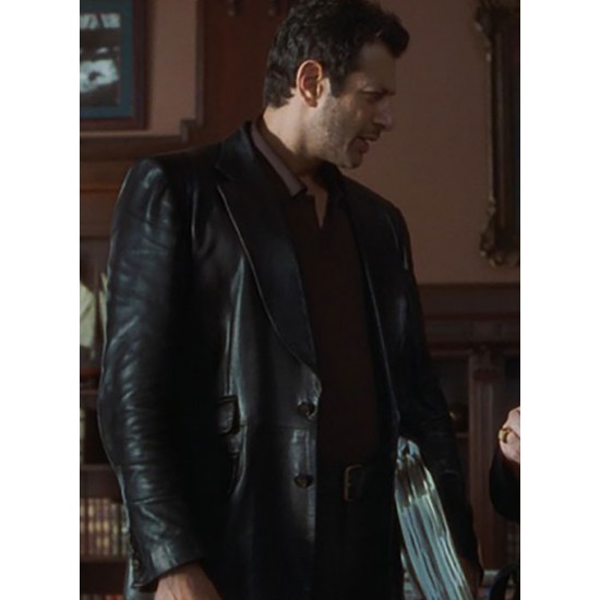 JEFF GOLDBLUM LOST WORLD JURASSIC PARK LEATHER BLAZER