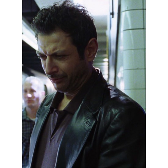 JEFF GOLDBLUM LOST WORLD JURASSIC PARK LEATHER BLAZER