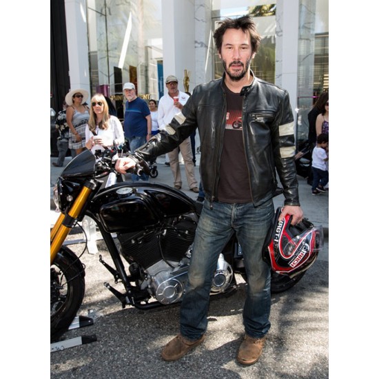 KEANU REEVES LEATHER JACKET
