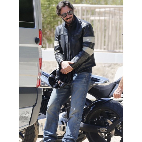 KEANU REEVES LEATHER JACKET