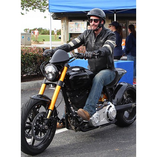 KEANU REEVES LEATHER JACKET
