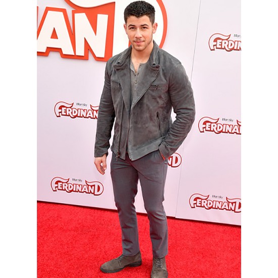 NICK JONAS LEATHER JACKET