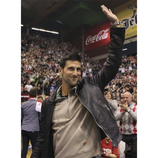 NOVAK DJOKOVIC LEATHER JACKET