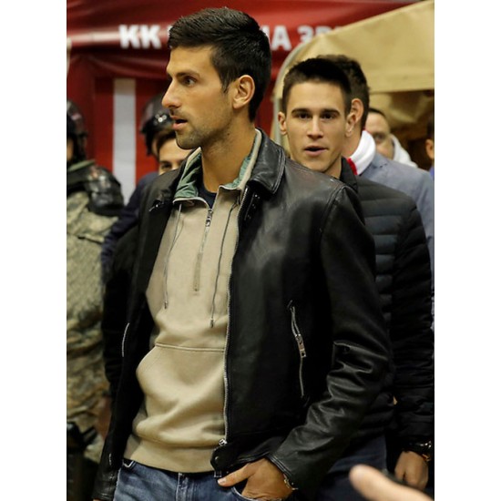 NOVAK DJOKOVIC LEATHER JACKET