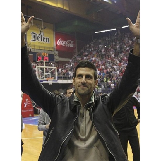 NOVAK DJOKOVIC LEATHER JACKET