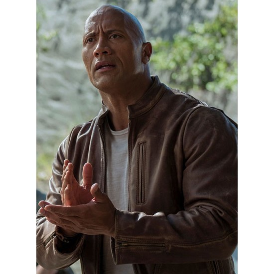 RAMPAGE DWAYNE JOHNSON LEATHER JACKET