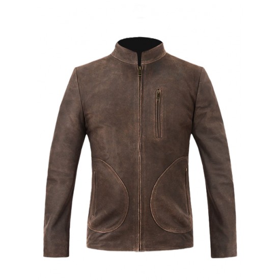 RAMPAGE DWAYNE JOHNSON LEATHER JACKET