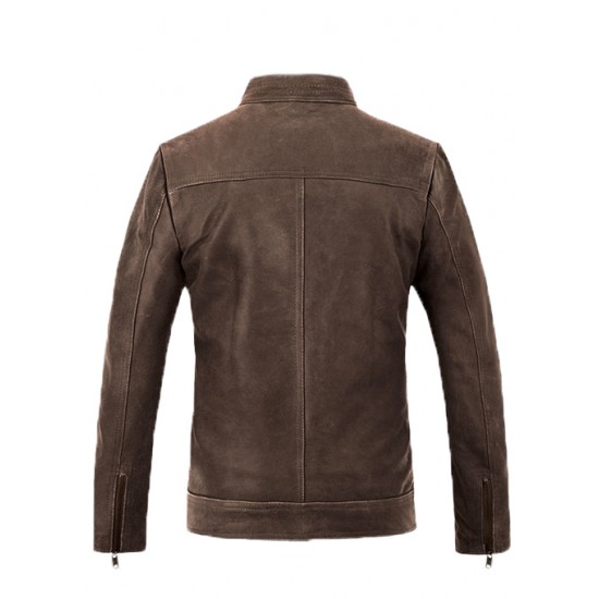 RAMPAGE DWAYNE JOHNSON LEATHER JACKET