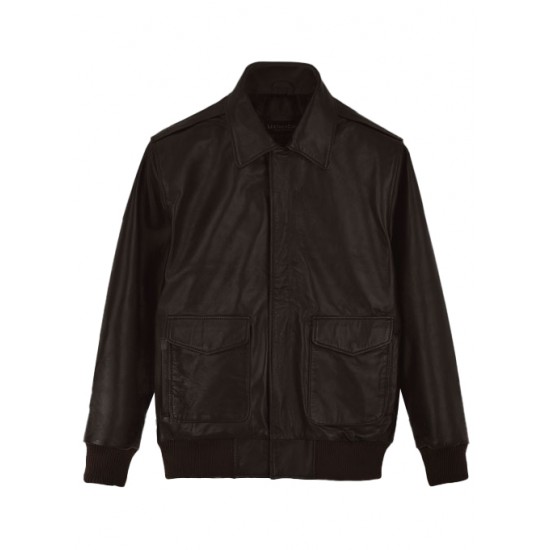 STEVE CARELL WELCOME TO MARWEN BOMBER LEATHER JACKET