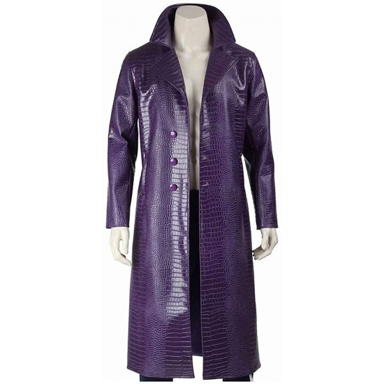 Jared Leto Joker Suicide Squad Trench Coat Jared Leto Joker Suicide Squad Trench Coat