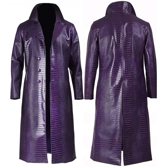 Jared Leto Joker Suicide Squad Trench Coat Jared Leto Joker Suicide Squad Trench Coat
